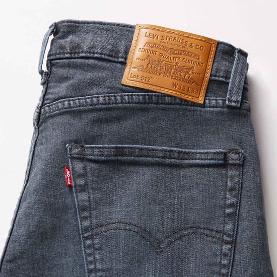 Men's Levis 512 Slim Tapered Richmond Blue Black Jeans in black blue