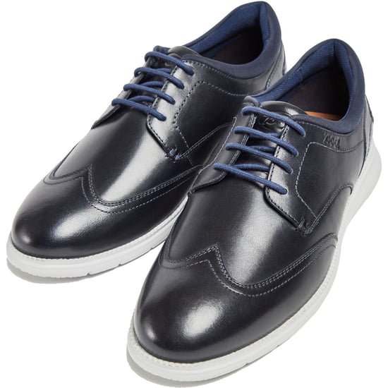 Pod Vantage Leer Heren Navy Veterschoenen - Image 6