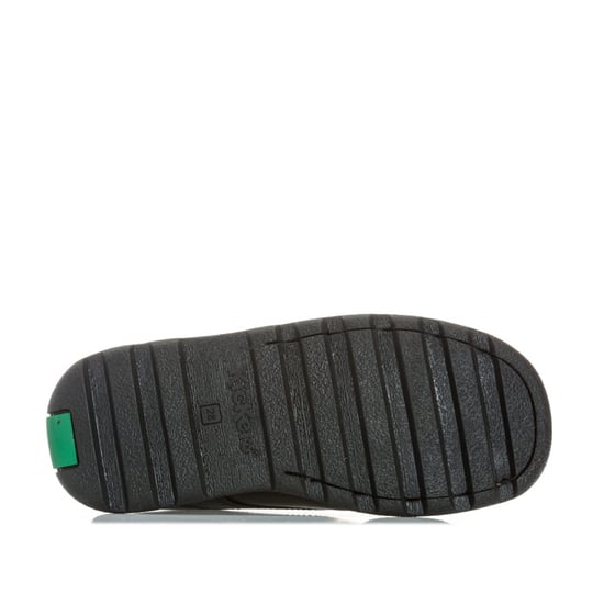 Boy's Kickers Childrens Fragma Lo Strap Leather Shoes in Black - Image 4