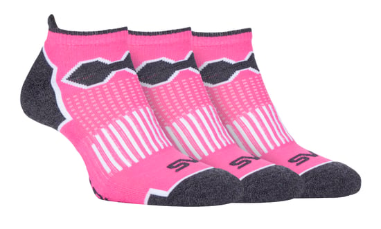 3 Pack Ladies Short Ankle Running Sports Socks with Arch Support - Image 1