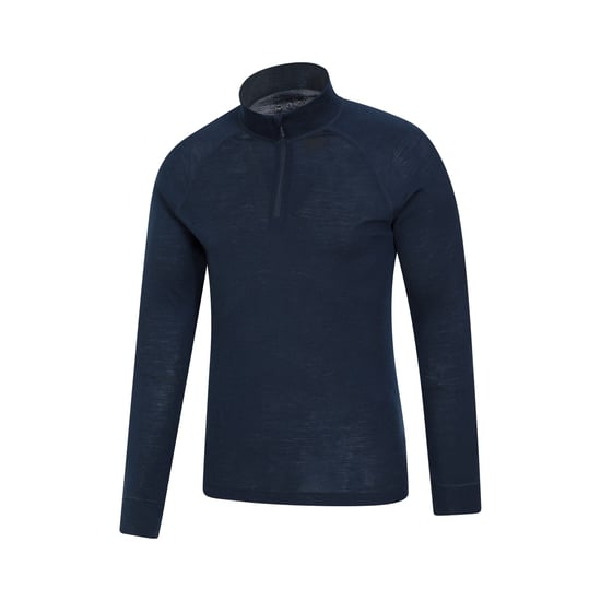 Mountain Warehouse Mens Merino II Base Layer Top (Navy)