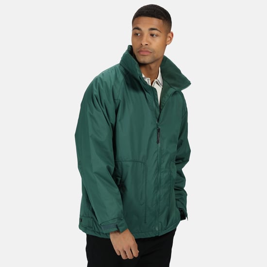 Regatta Great Outdoors Mens Waterproof Zip Up Jacket (Bottle Green) - Image 3