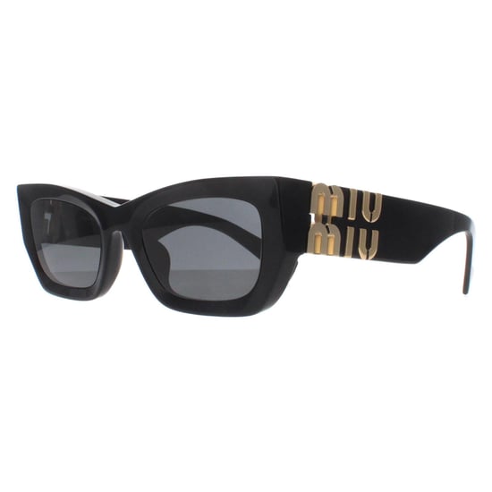 Miu Miu Rectangle Womens Black Dark Grey MU09WS
