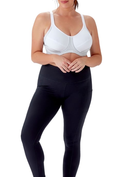Electrify Mesh Wired Bra - White