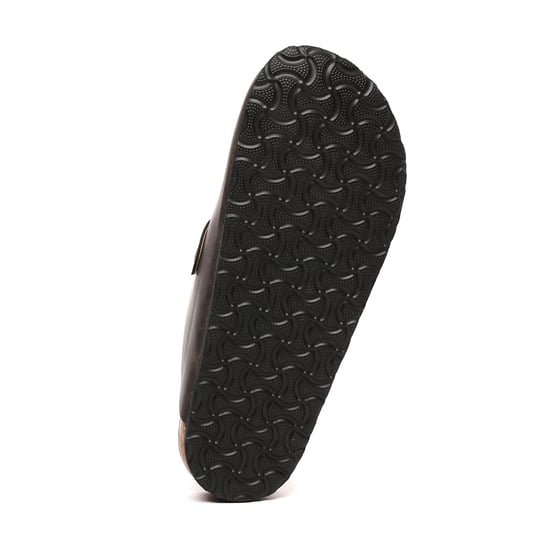 EVER AU Herr Hardhead Läder Komfort Clog Sandaler - Brunt Oljat Läder - Image 5