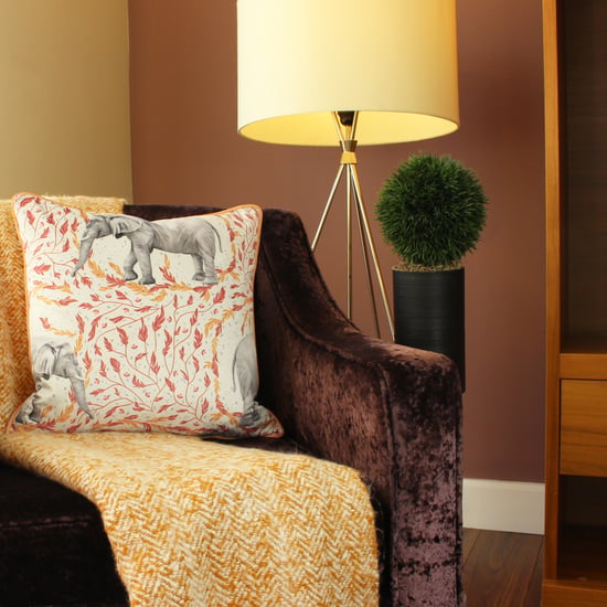 Paoletti Samui Elephant Piped Cushion Cover - Image 4