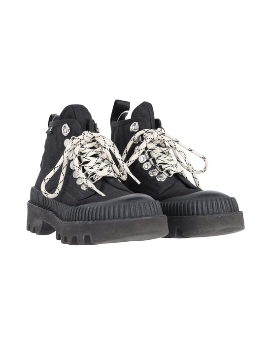 Proenza Schouler Lug Sole Boots in Black Canvas - Image 4