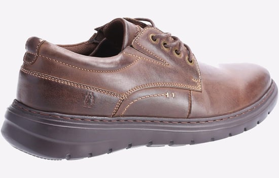 Hush Puppies Triton Leather Shoe Mens Brown - Image 3