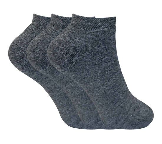 3 par damstrumpor med dämpning i färg och lågt skuren ankel - Image 1