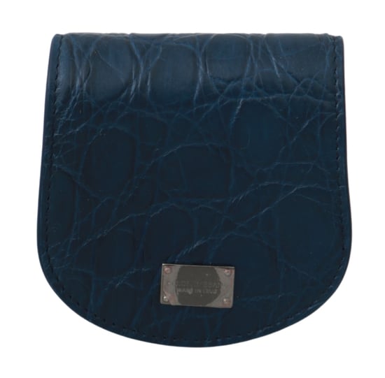 Dolce & Gabbana Men's Blue Leather Holder Pocket Condom Case