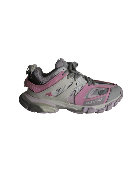 Balenciaga Track Sneakers in Pink Comb Polyurethane - Image 1