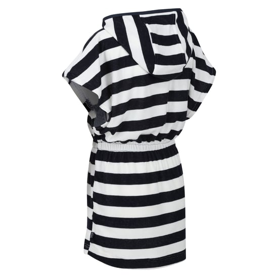 Regatta Childrens/Kids Bernessa Striped Towelling Poncho (Navy) - Image 6