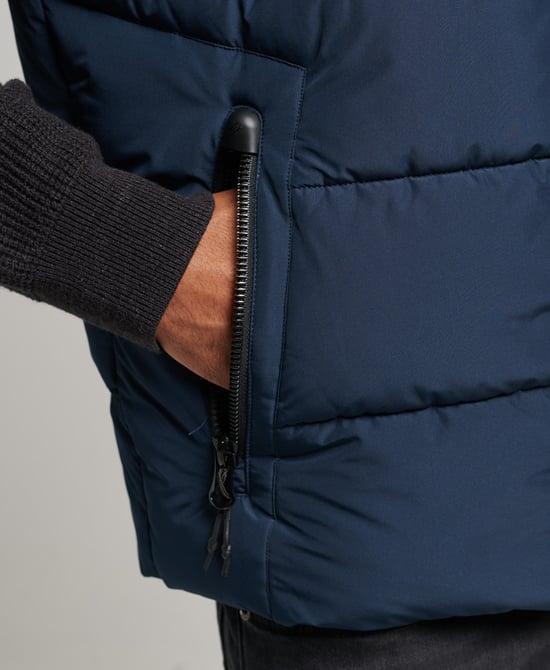 Superdry sportpuffert utan huva gilet - Image 4