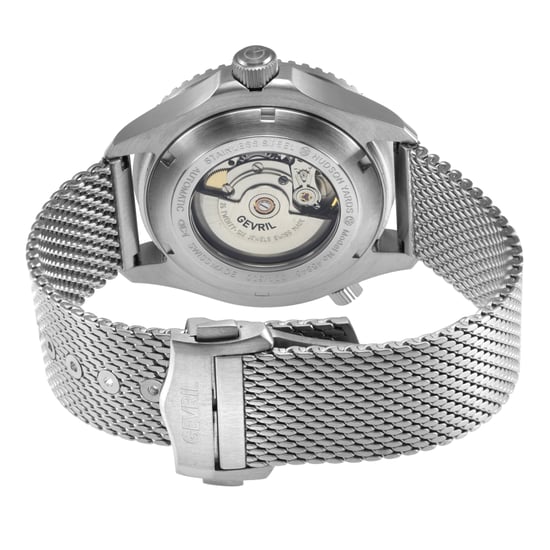Gevril Men's Hudson Yards Chocolate Dial Swiss Automatic Watch - Image 2