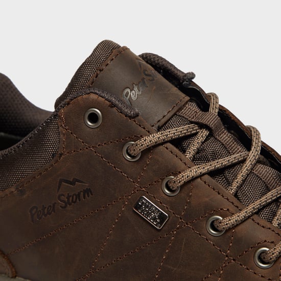 Peter Storm Men's Lindale Leather Waterproof Walking & Hiking Shoes with StormGrip Outsole - Image 5