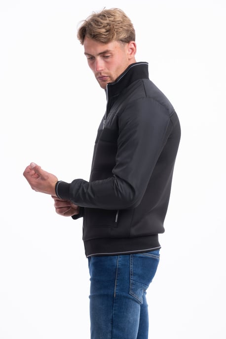 D Rock Mens Fleece Jacket with Zipped Pockets Lightweight