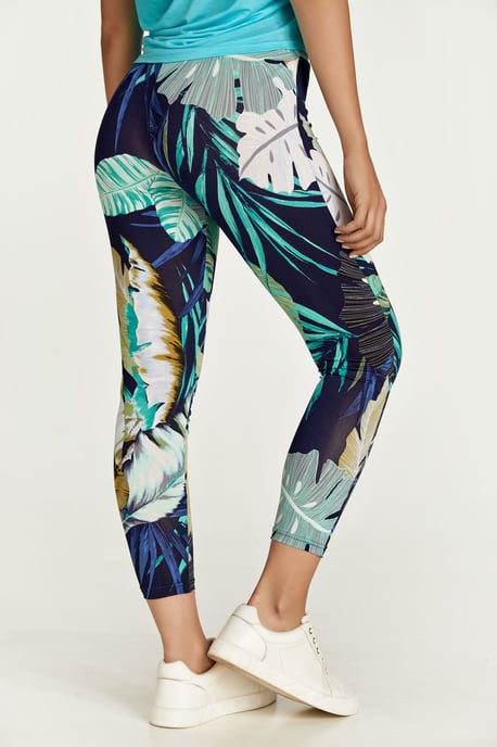 Leaf Print Leggings