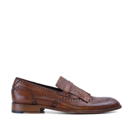 Goodwin Smith Mens Gs Sebastian Tan Fringe Loafer