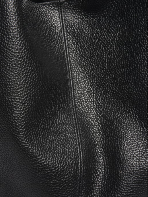 Carla Ferreri Black Leather Bag