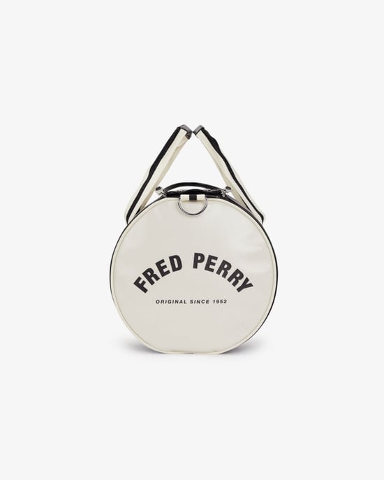 Fred Perry Recycled Polyester Classic Barrel Bag - Image 6
