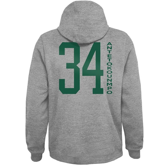 NBA Milwaukee Bucks 34 Giannis Antetokounmpo Mens Goat Hoodie - Image 2