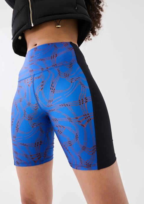 PE Nation Womens Equilibrium Bike Short in Print