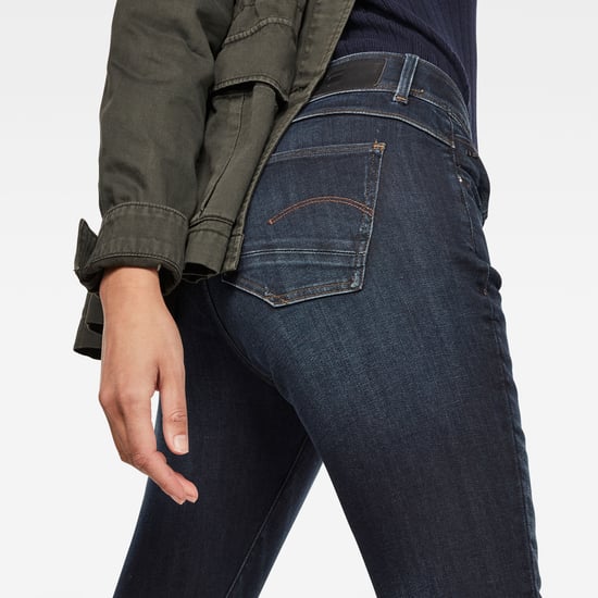 G-Star RAW Lynn Zipper Mid Waist Skinny Jeans