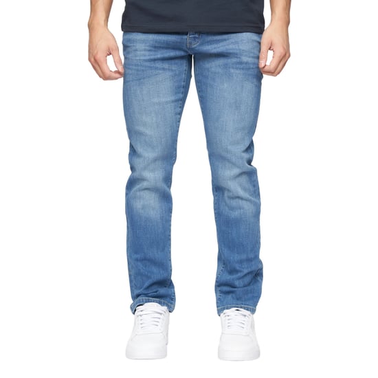 Crosshatch Heren Farrowed Stretch Jeans (Stone Wash) - Image 1