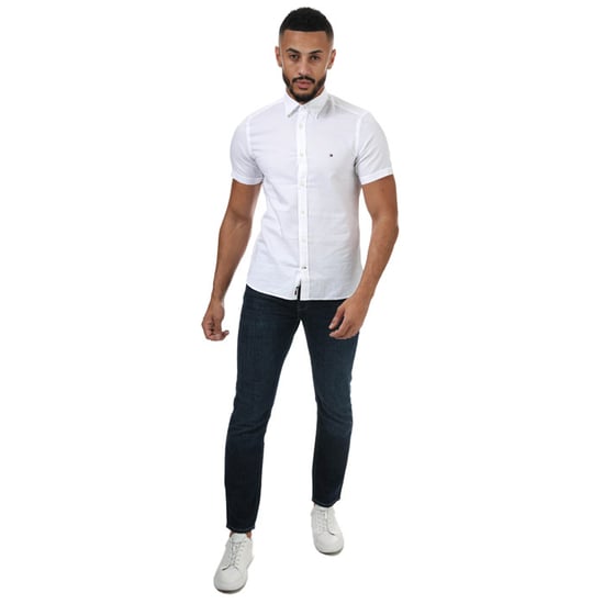 Men's Tommy Hilfiger Slim Travel Oxford Shirt in White