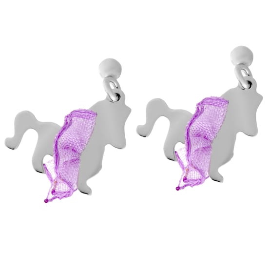Orphelia 'Celinia' Child's 925 Sterling Silver Set: Chain-Pendant + Earrings - Silver SET-7134