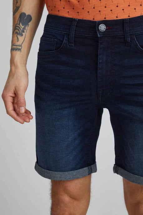 Blend regular fit jeans kort denim donkerblauw - Image 4