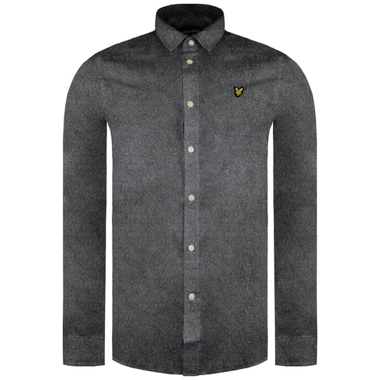 Lyle & Scott Multi Yarn Brushed Grå skjorta för herrar - Image 1