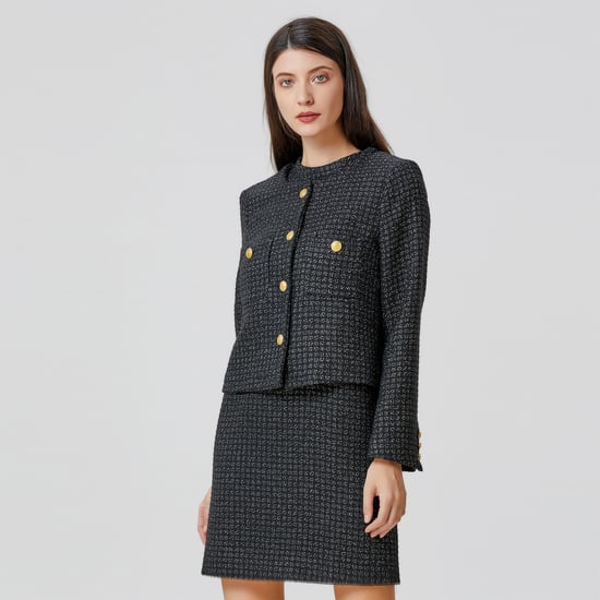 Tweed blazerpatch met zakken - Image 3