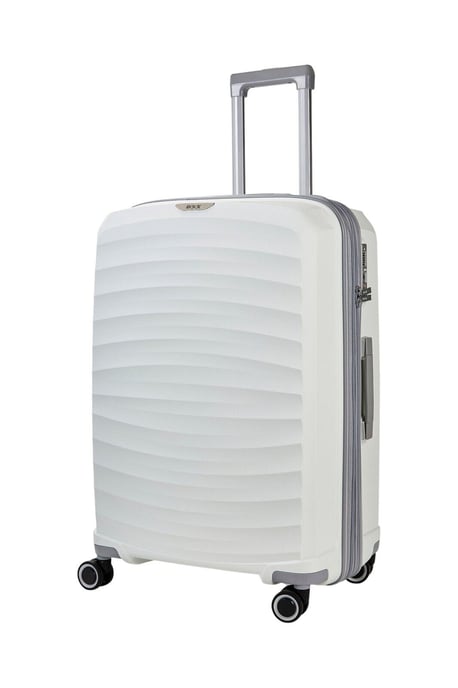 Hard Shell White Suitcase Cabin Luggage