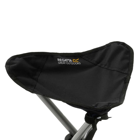 Regatta Ternio Lightweight Folding Tripod Camping And Hiking Stool (Black)