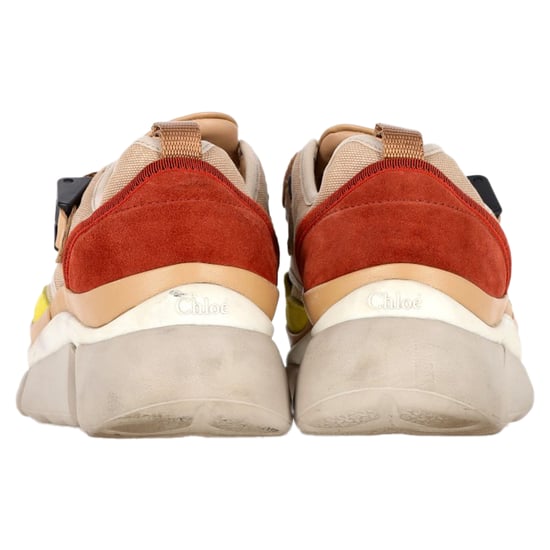 Chloé Sonnie Low-Top Sneakers in Multicolor Leather and Mesh - Image 4