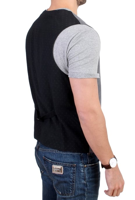 Costume National Gray cotton blend casual vest