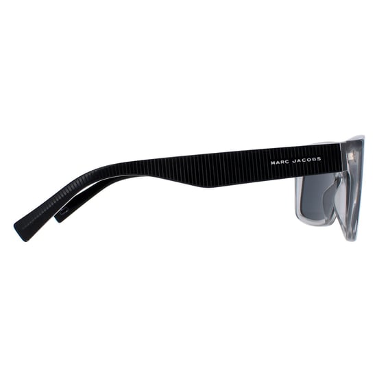 Marc Jacobs Rectangle Unisex Transparent Grey and Black Grey 096/S