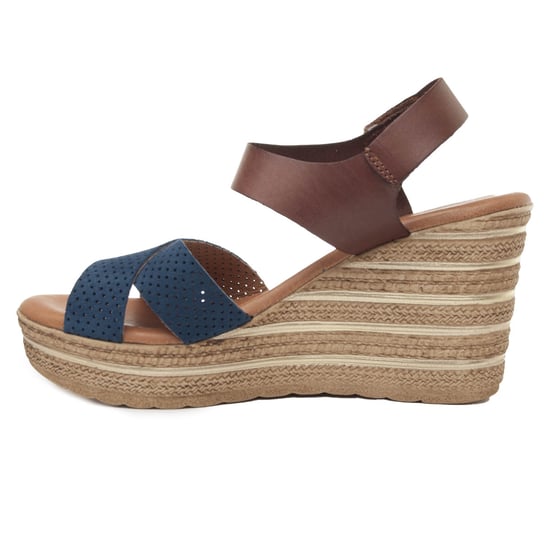 Platform sandal Montevita in Blue