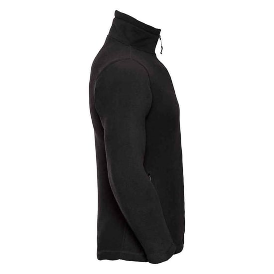 Russell Mens Zip Neck Outdoor Fleece Top (Black) - Image 3