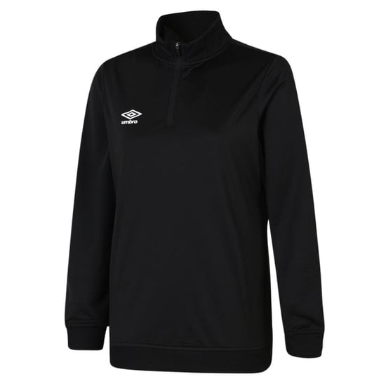 Umbro Womens/Ladies Club Essential Half Zip Sweatshirt (Black) - Image 1