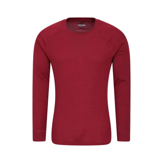 Mountain Warehouse Mens Talus Round Neck Long-Sleeved Thermal Top (Red)
