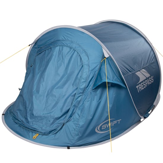 Trespass Swift 2 Patterned Pop-Up Tent (Rich Teal)