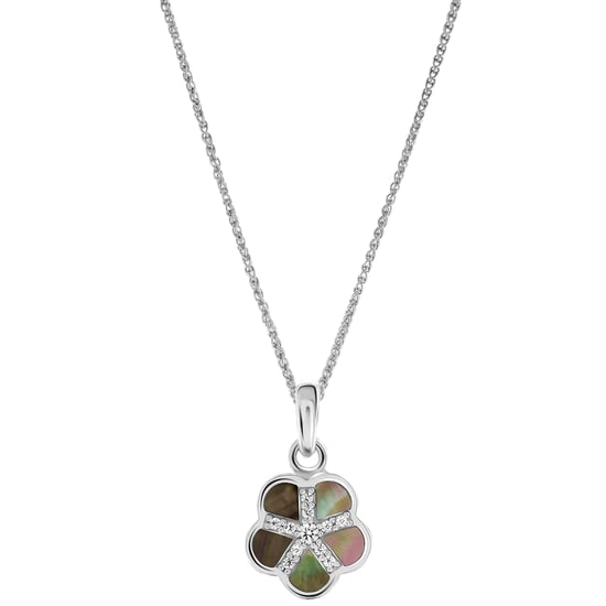 Orphelia 'Daisy' Dames 925 Sterling Zilveren Hanger met Ketting - Zilver ZH-7585 - Image 1