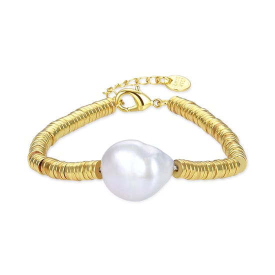 Luxenter Gouden Hematiet Armband afgewerkt in 18K geelgoud - Siever - Image 1