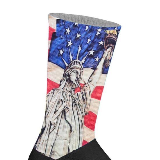 Unisex Elastic Printed Long Socks