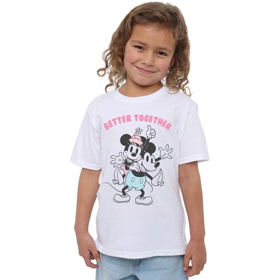 Disney Girls Better Together Mickey & Minnie Mouse T-Shirt (White)