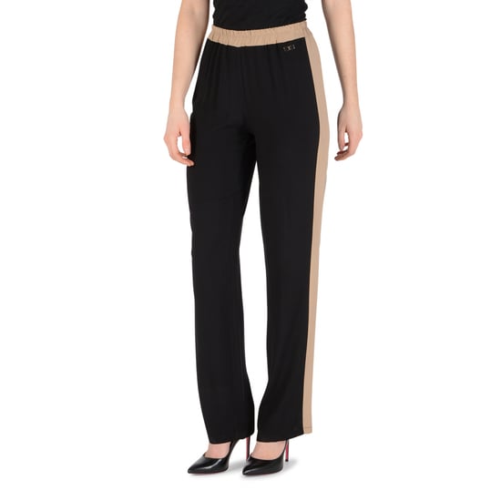 19V69 Italia Womens Pants Multicolor PANTALONE MONACO CAMMELLO NERO - Image 1