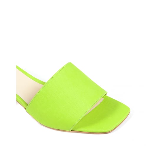 19V69 Italia Womens Sandal Green 4909 PELLE STAMP VERDE ACIDO