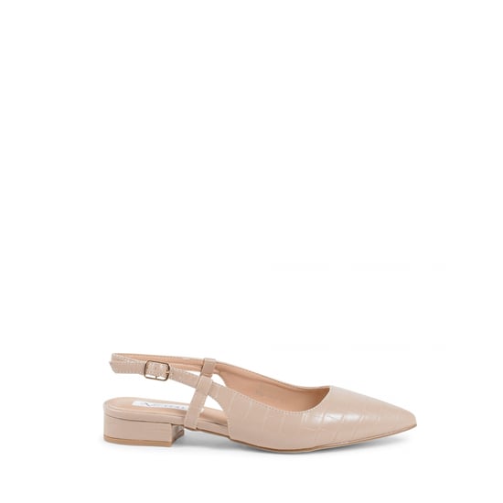 19V69 Italia Womens Slingback Ballerina Beige V81831 BEIGE